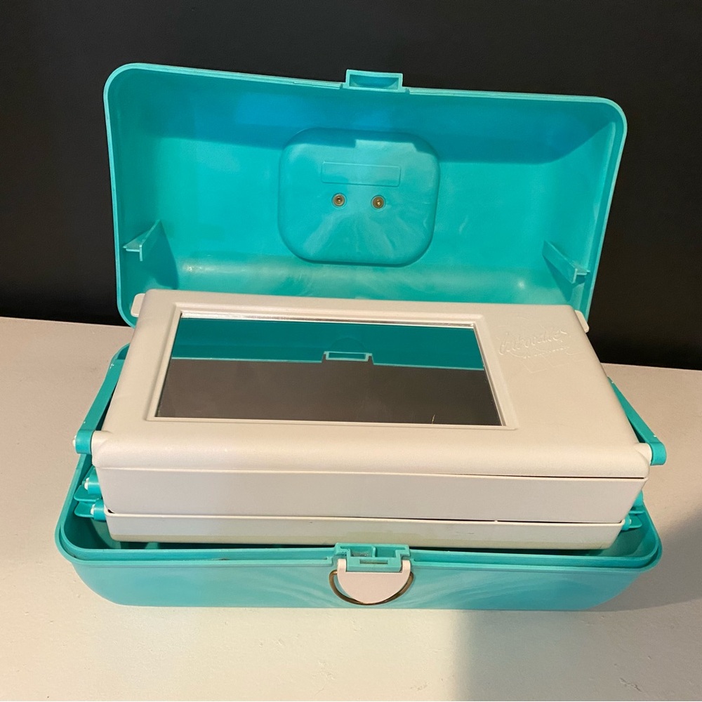 Caboodles Turquoise Cosmetic Case - Picture 2 of 7